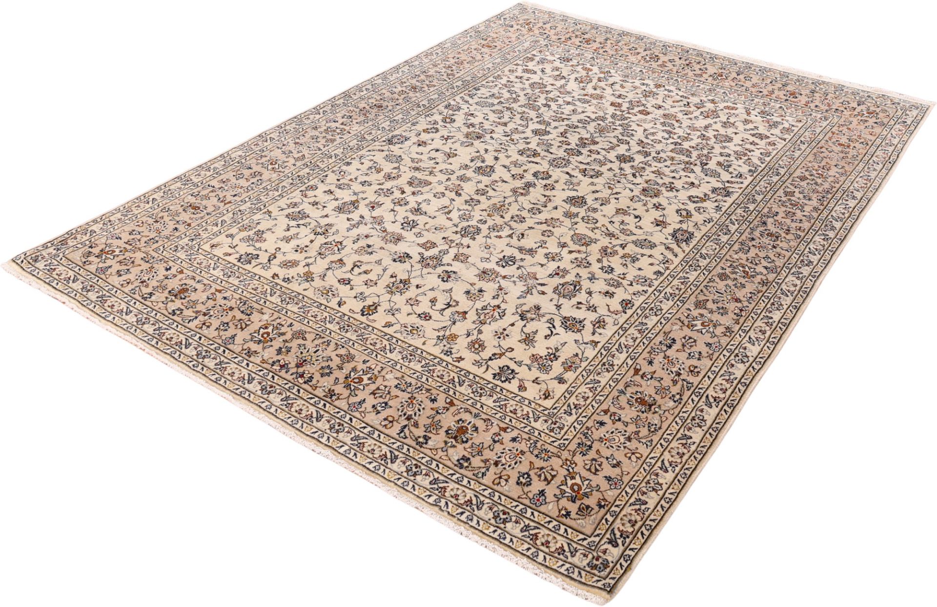 Handgeknüpfter Kashan Perserteppich 205 × 300 cm