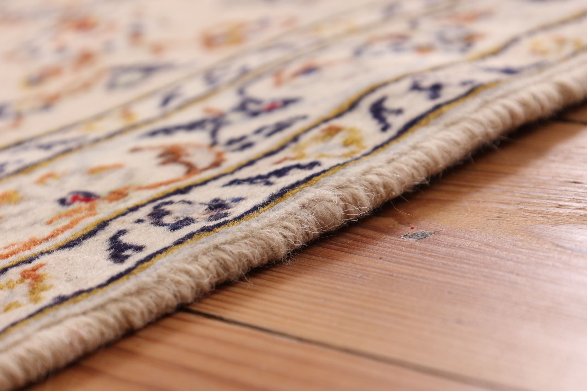 Handgeknüpfter Kashan Perserteppich 205 × 300 cm