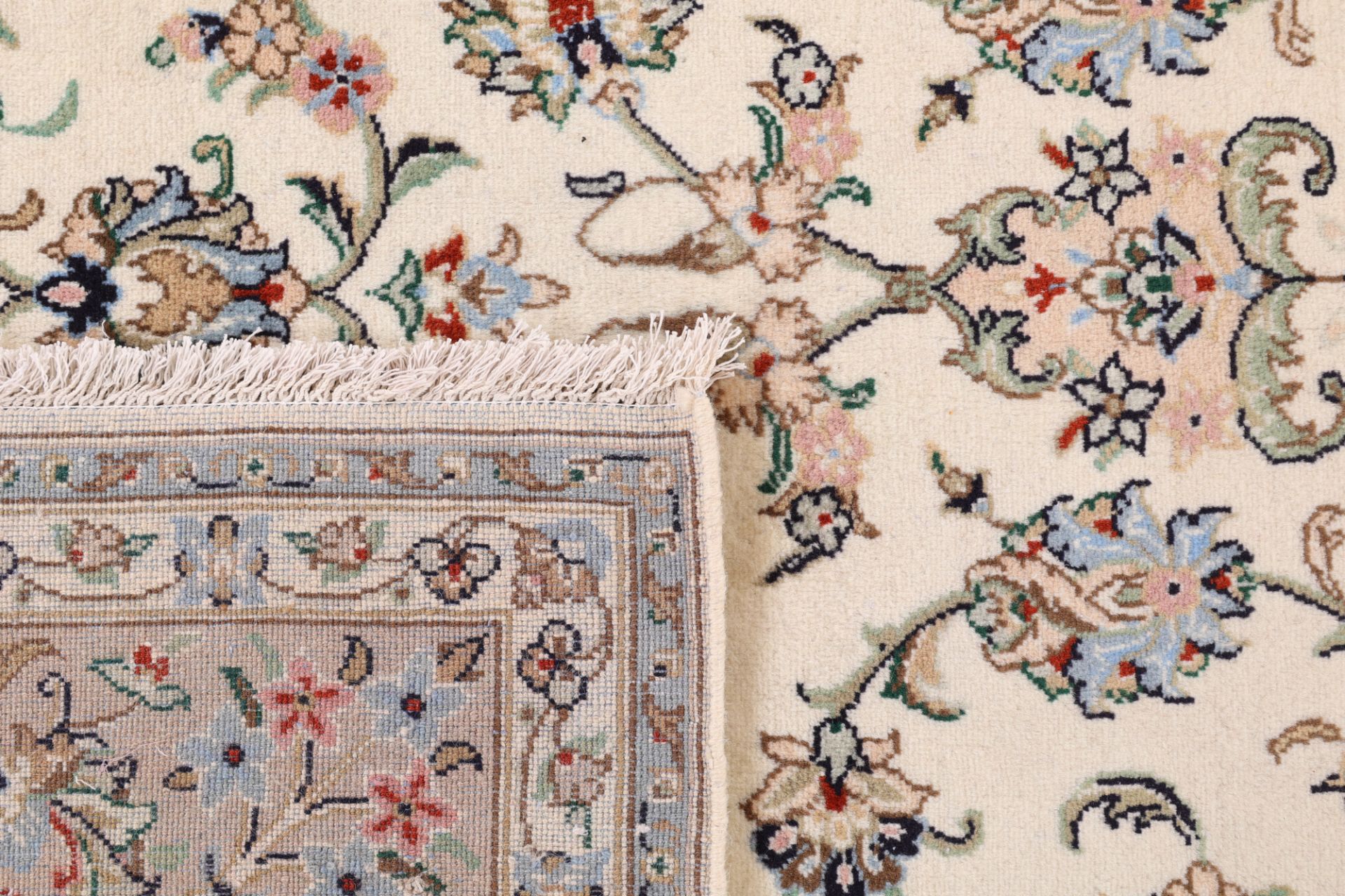 Kashan Perserteppich 195 × 323 cm aus Wolle, handgeknüpft