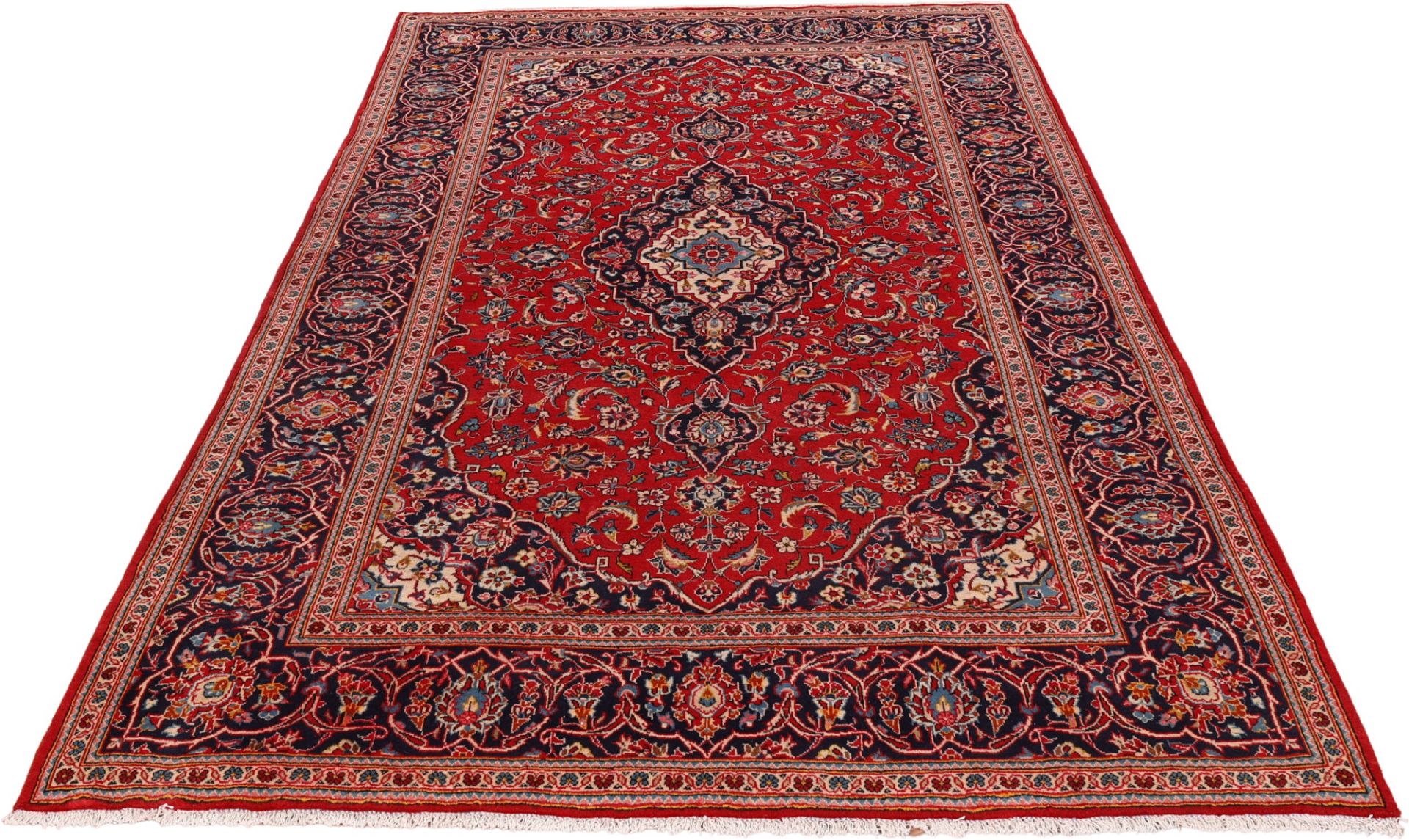 Handgeknüpfter Kashan Perserteppich 195 × 320 cm