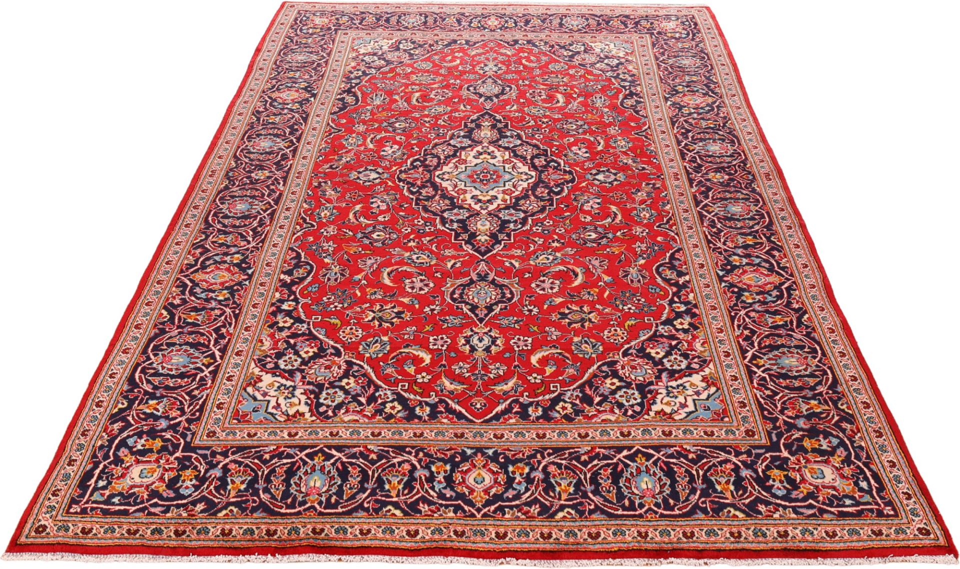 Handgeknüpfter Kashan Perserteppich 195 × 320 cm