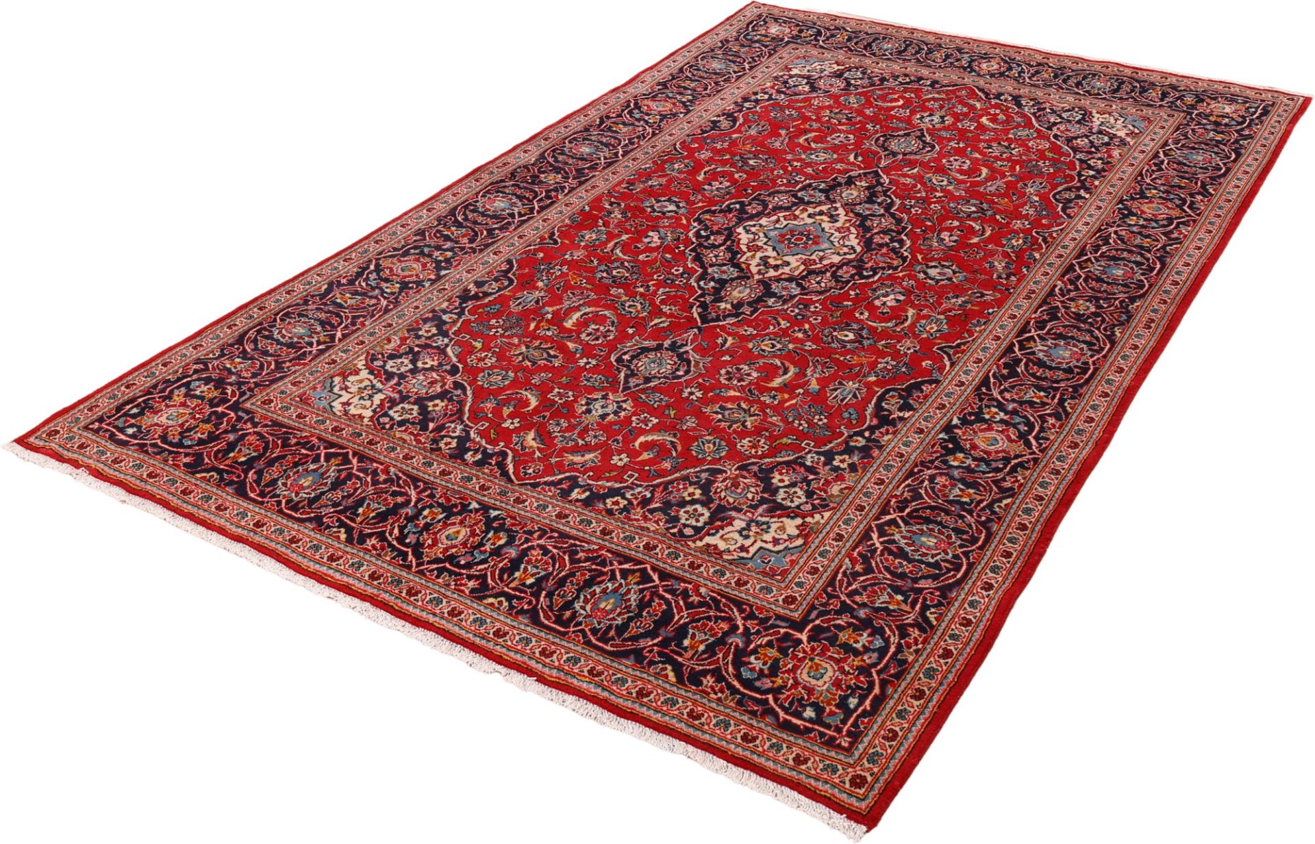 Handgeknüpfter Kashan Perserteppich 195 × 320 cm