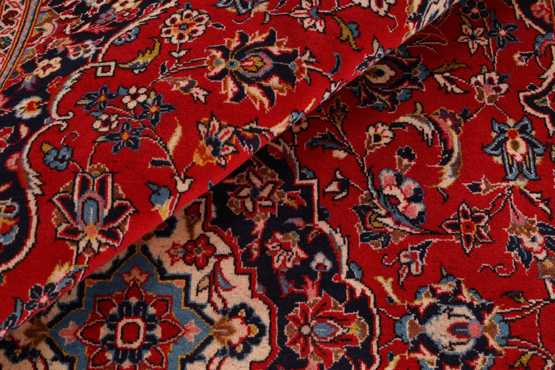 Handgeknüpfter Kashan Perserteppich 195 × 320 cm