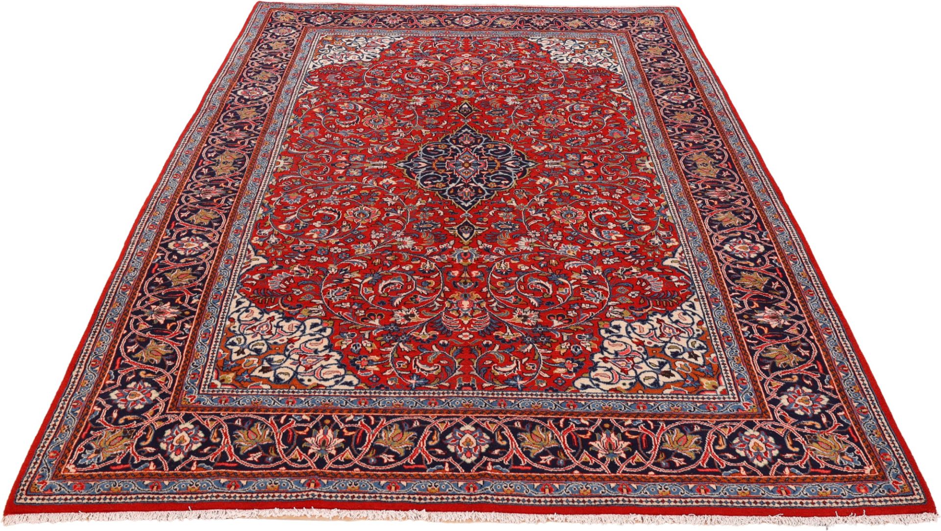 Sarough Perserteppich 212 × 305 cm aus Wolle, handgeknüpft