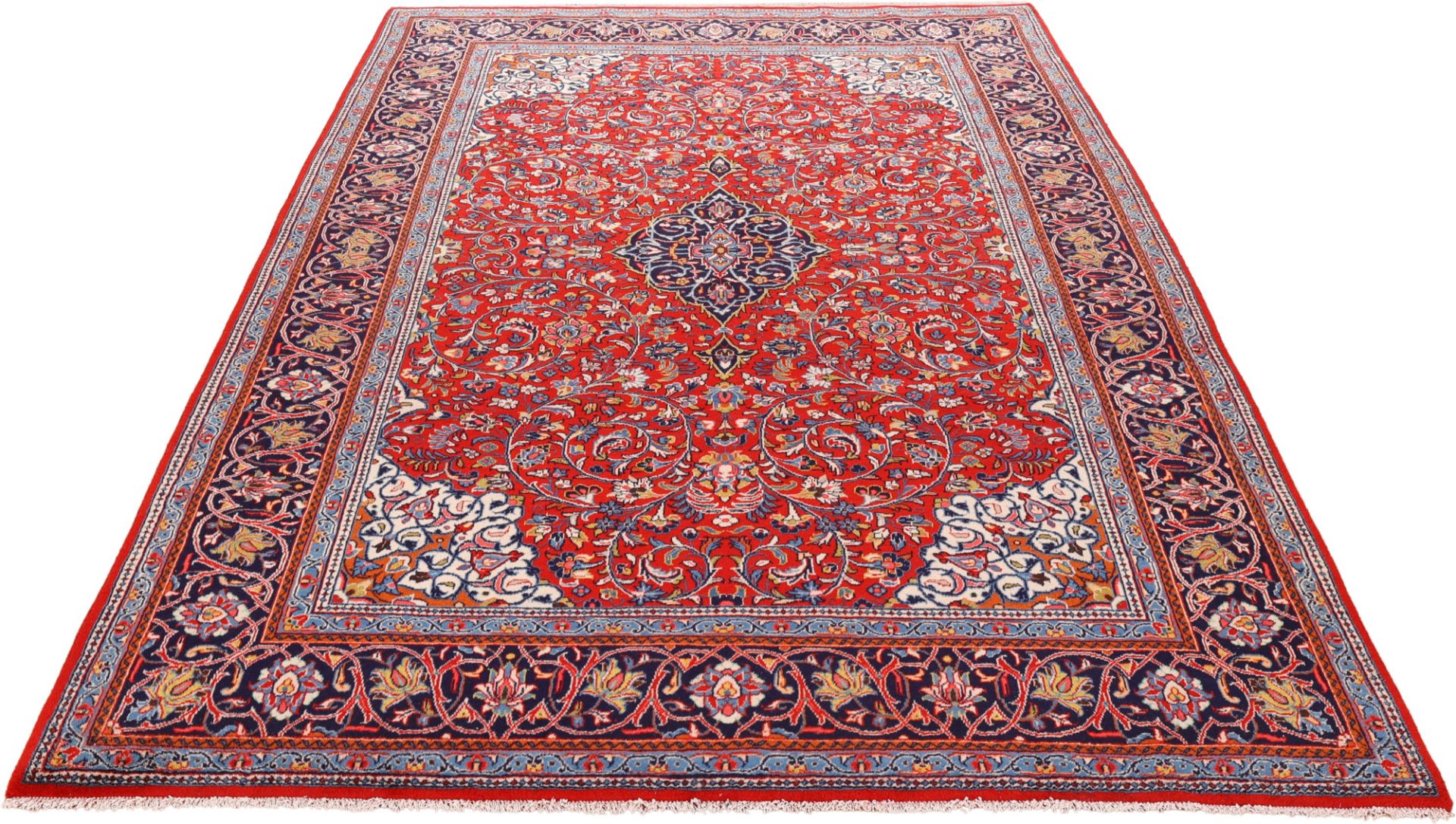 Sarough Perserteppich 212 × 305 cm aus Wolle, handgeknüpft