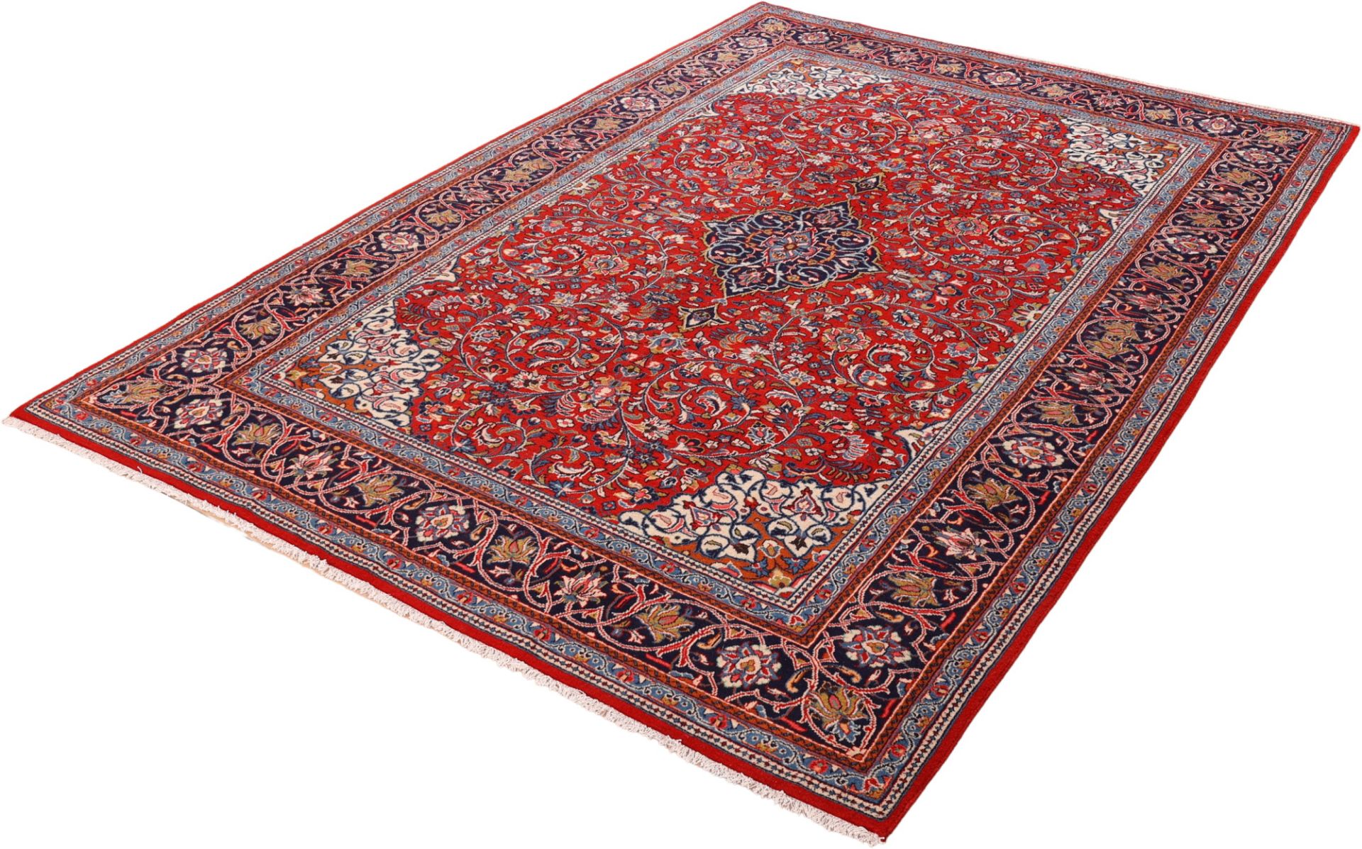 Sarough Perserteppich 212 × 305 cm aus Wolle, handgeknüpft