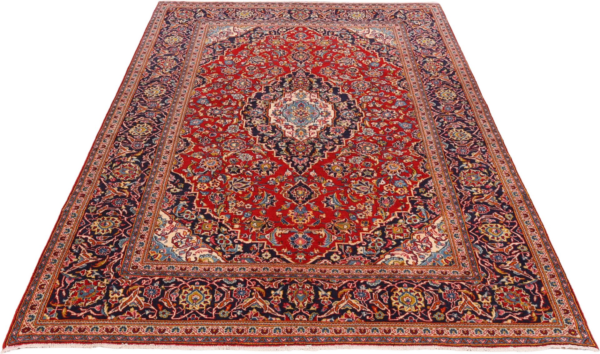Kashan Perserteppich aus Iran, 200 × 285 cm