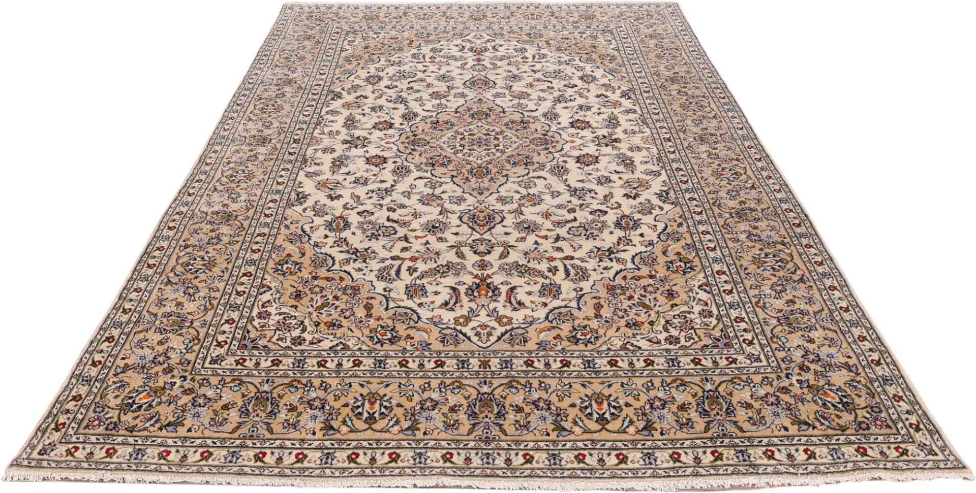 Handgeknüpfter Kashan Perserteppich 240 × 347 cm