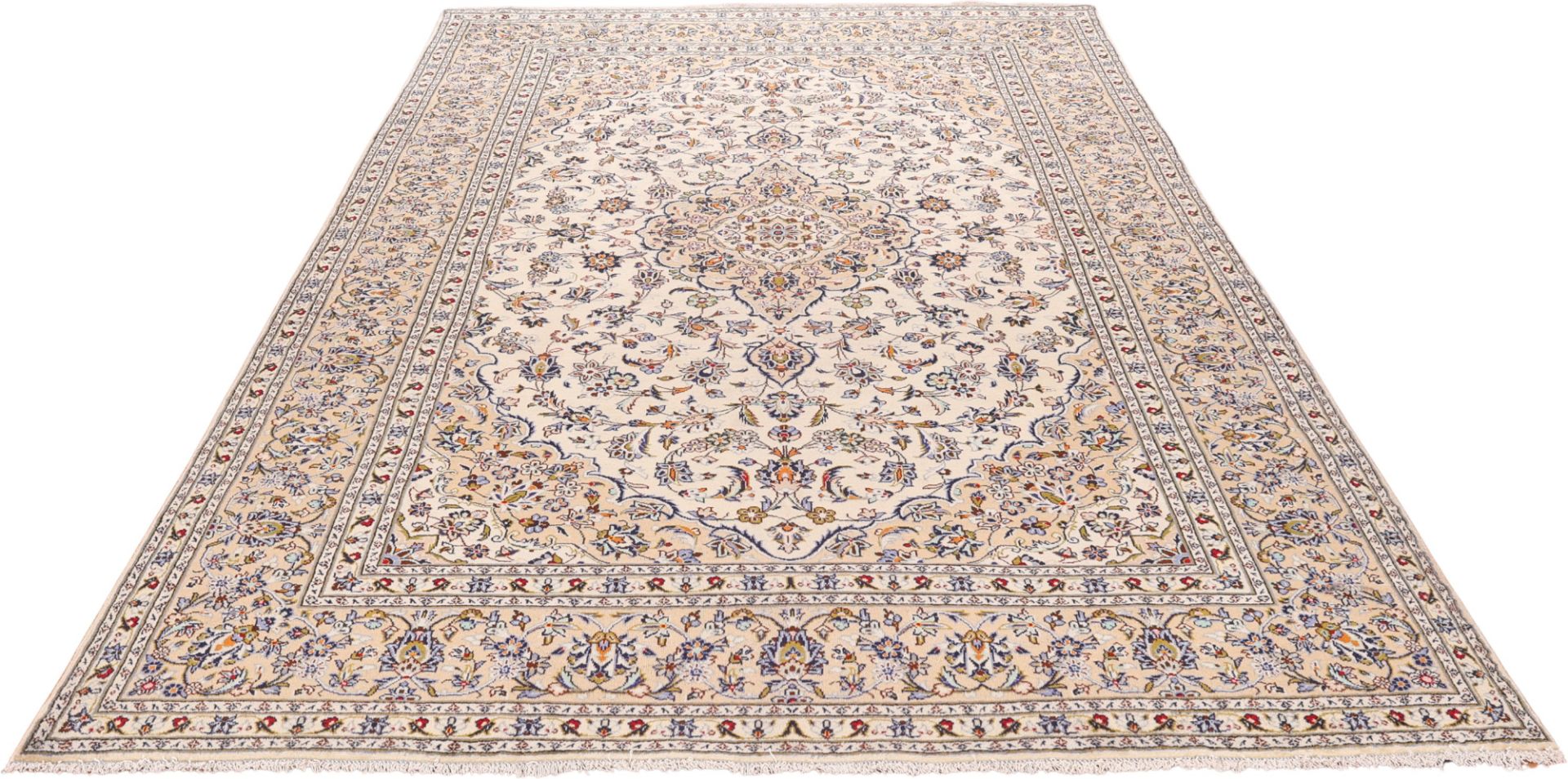 Handgeknüpfter Kashan Perserteppich 240 × 347 cm