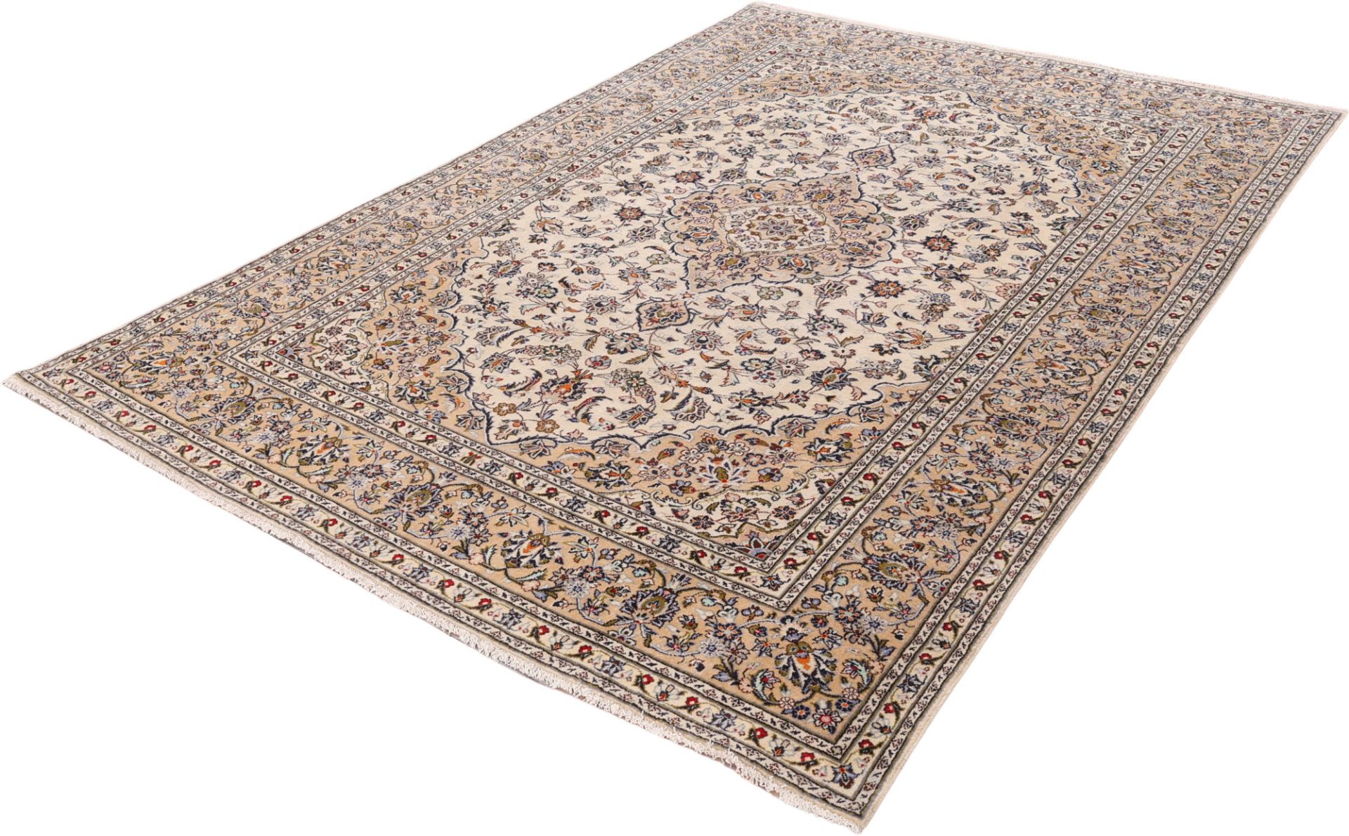 Handgeknüpfter Kashan Perserteppich 240 × 347 cm