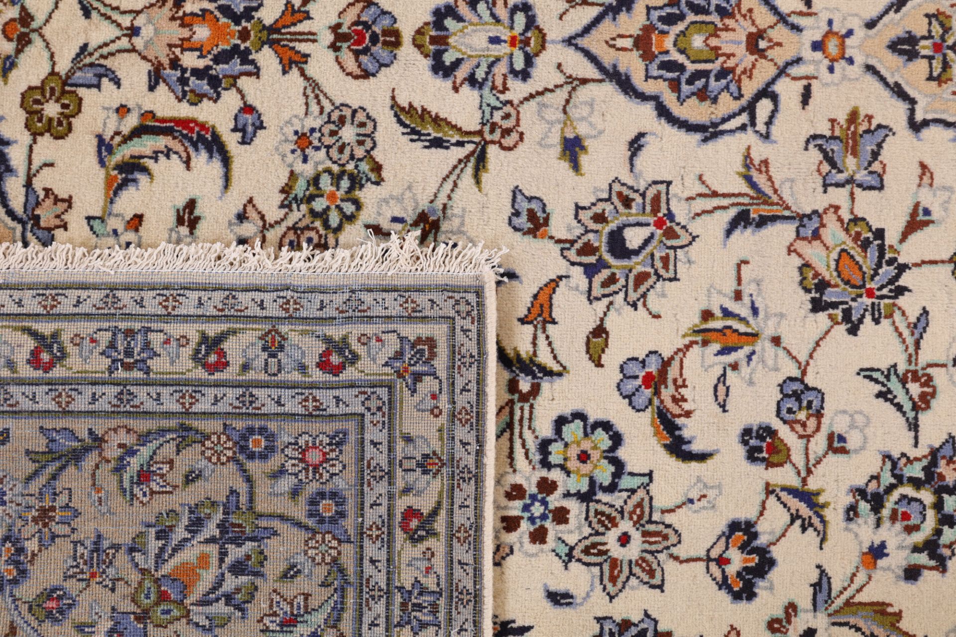 Handgeknüpfter Kashan Perserteppich 240 × 347 cm