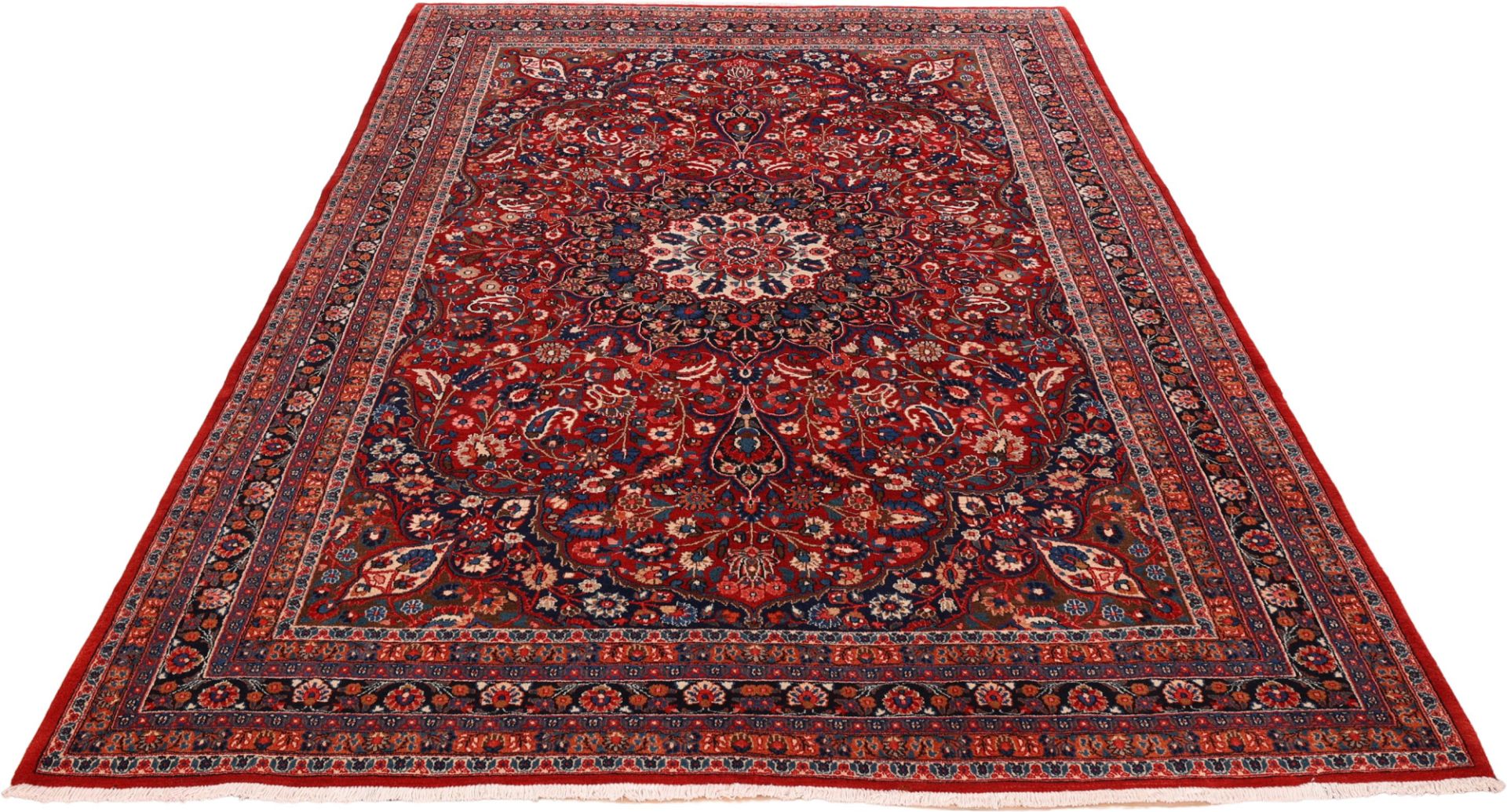 Handgeknüpfter Sarough Perserteppich 212 × 305 cm