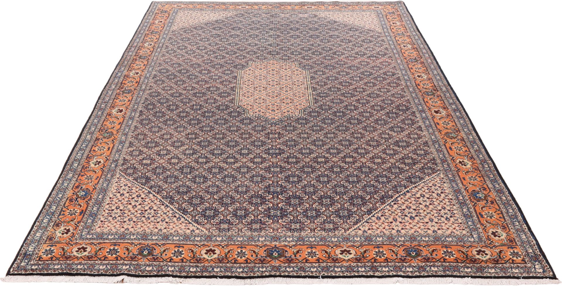 Handgeknüpfter Moud Perserteppich, 225 × 310 cm, Wolle