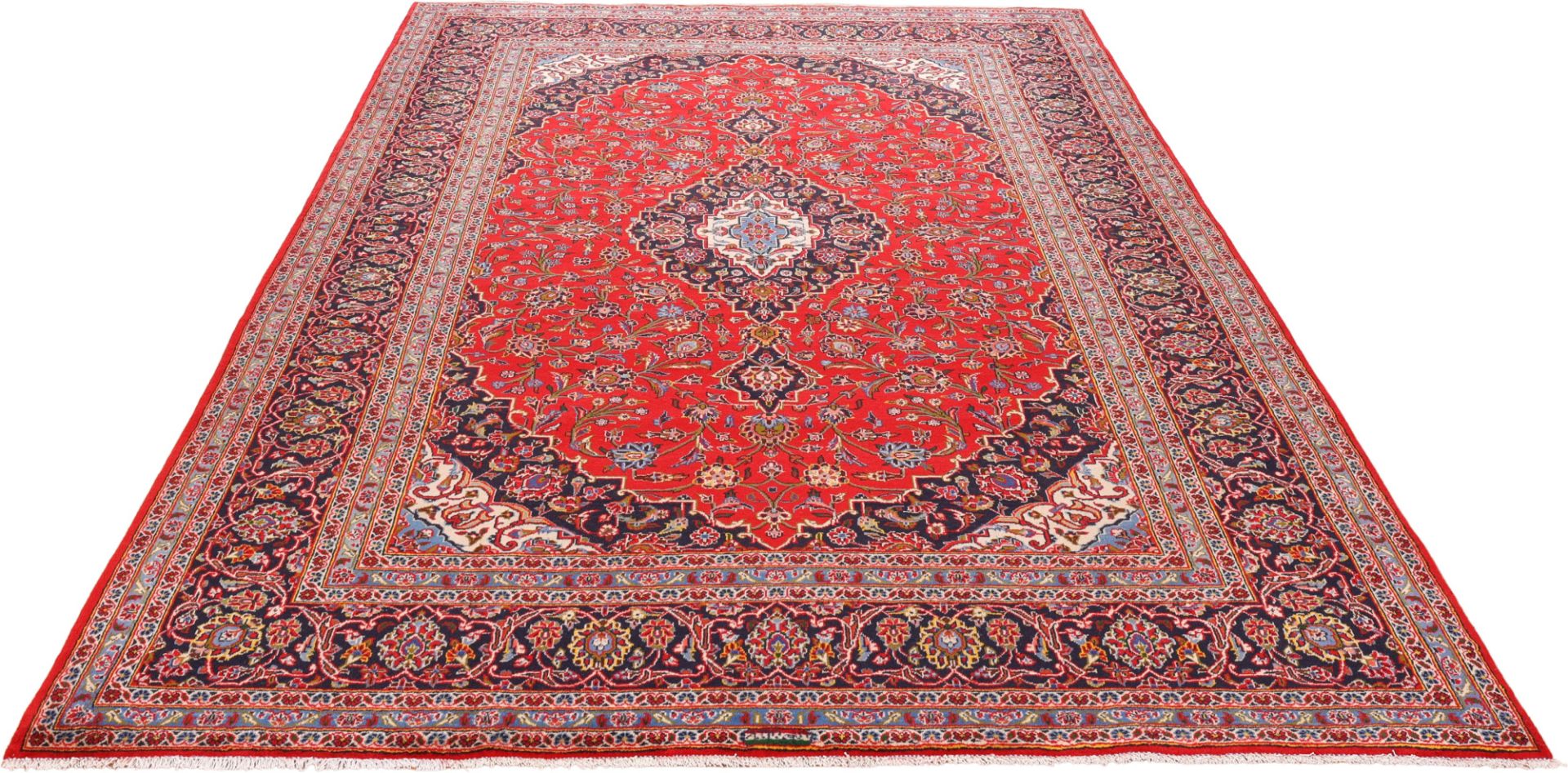 Kashan Perserteppich aus Iran, 242 × 345 cm