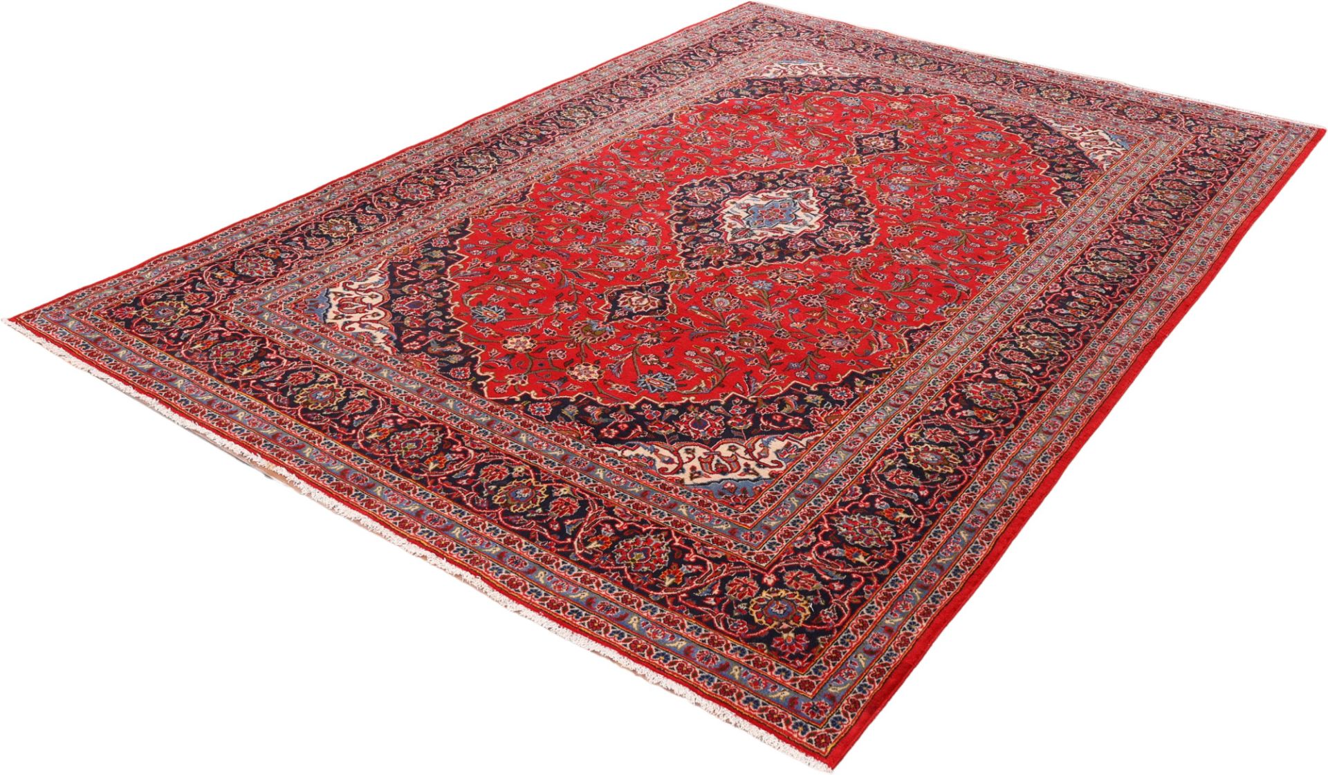 Kashan Perserteppich aus Iran, 242 × 345 cm