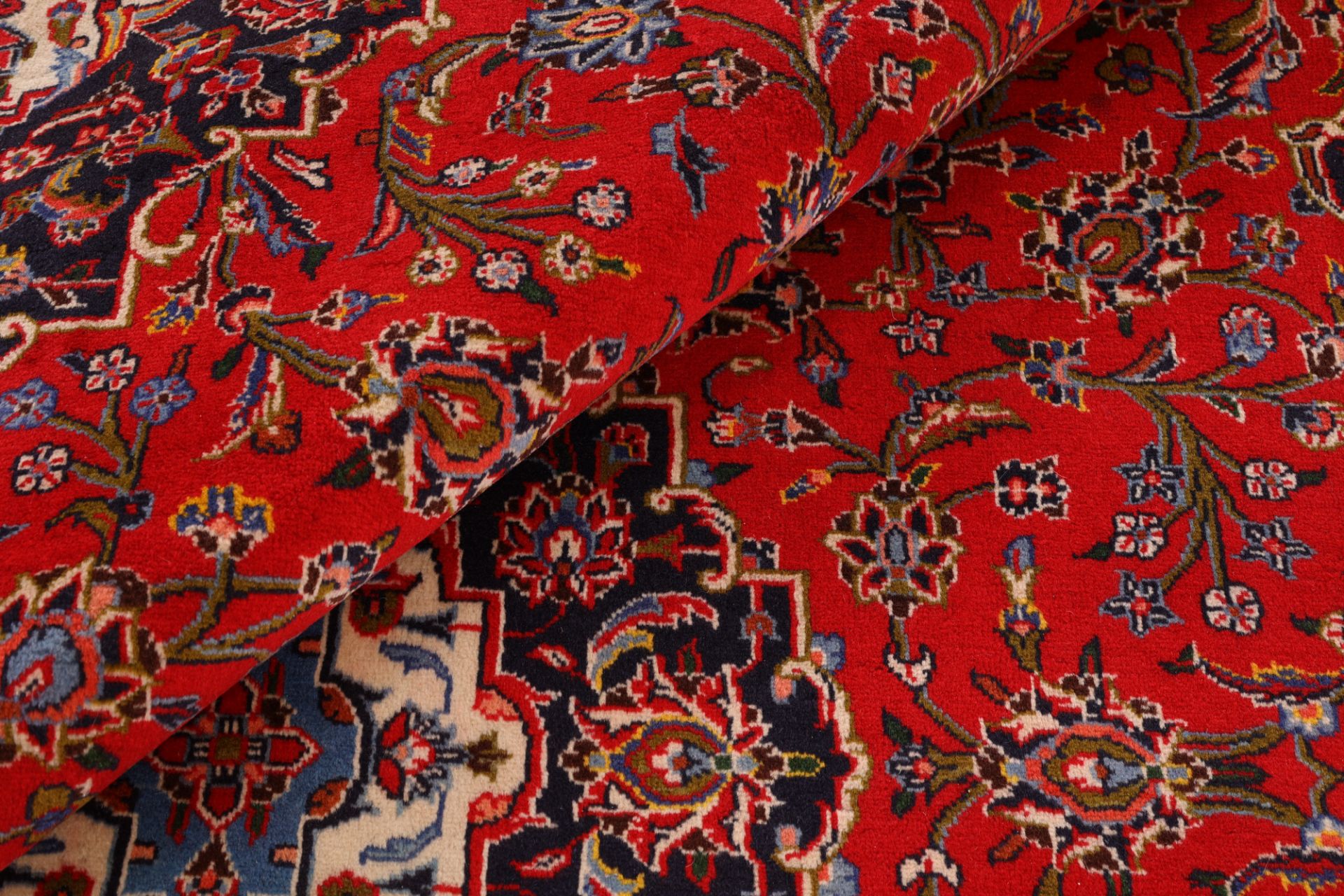 Kashan Perserteppich aus Iran, 242 × 345 cm