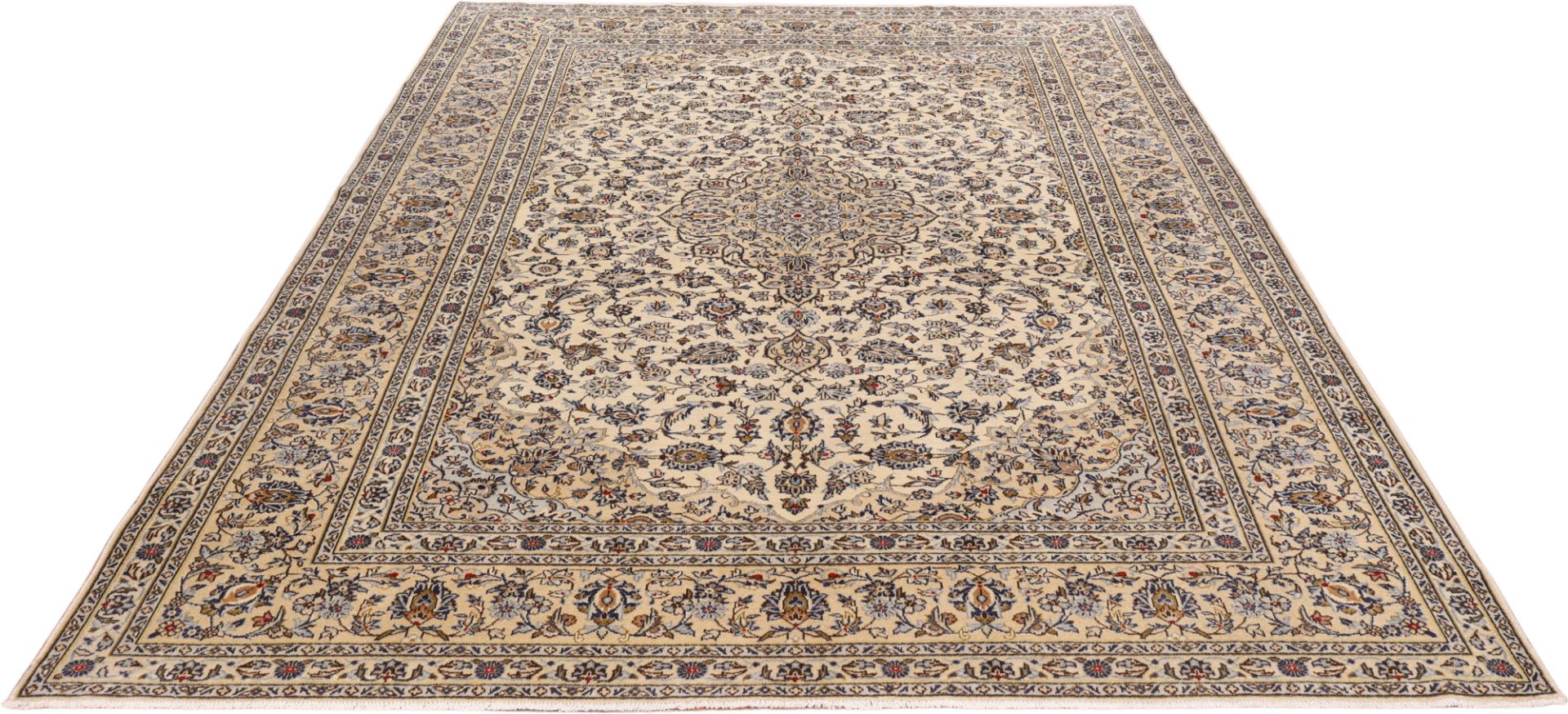 Kashan Perserteppich aus Iran, 245 × 343 cm