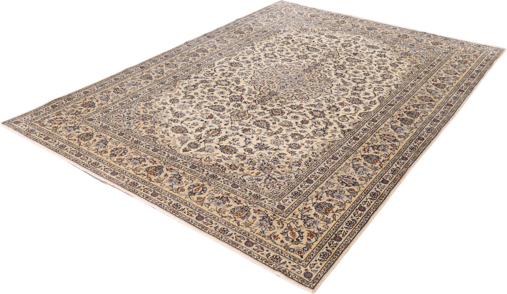 Kashan Perserteppich aus Iran, 245 × 343 cm
