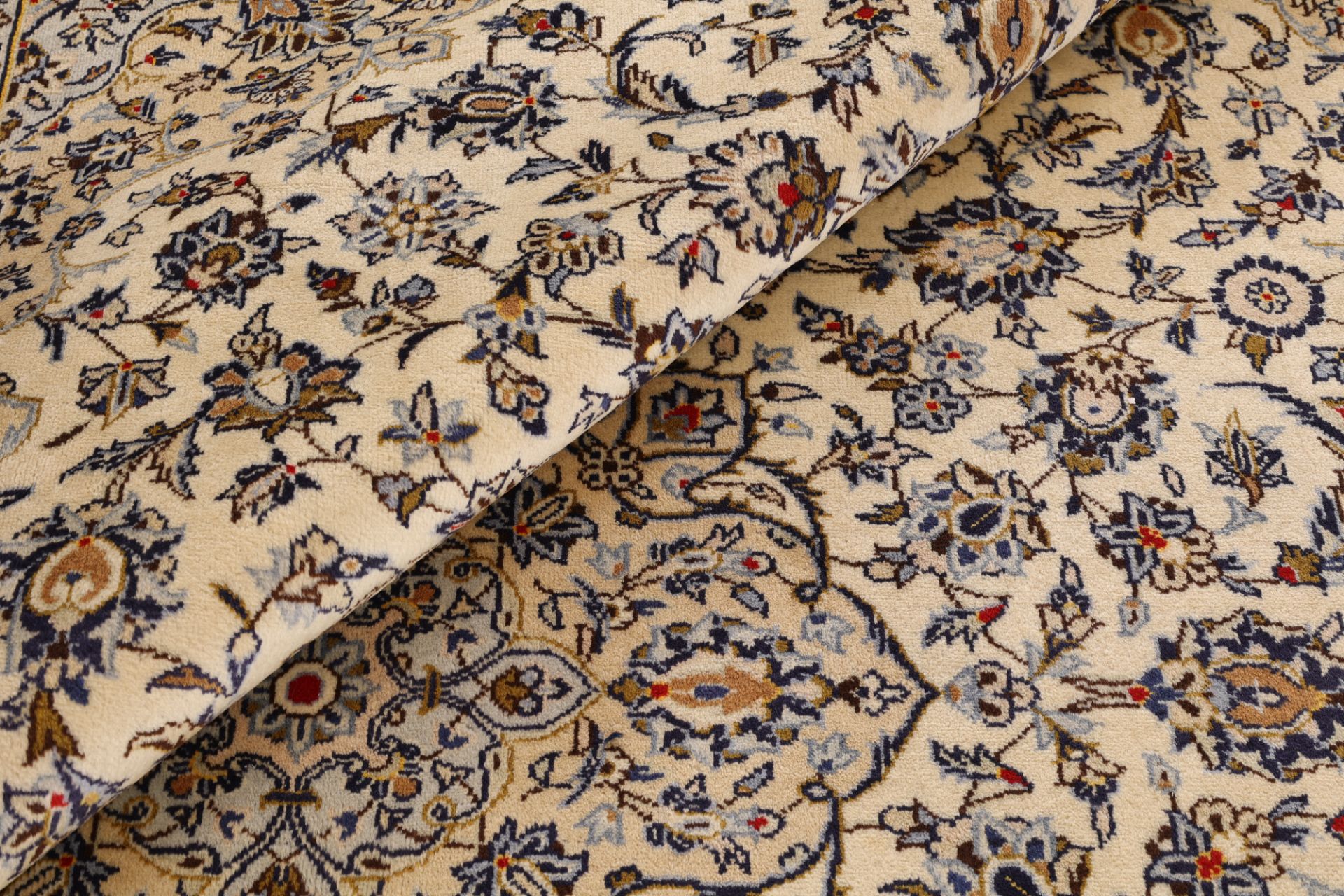 Kashan Perserteppich aus Iran, 245 × 343 cm