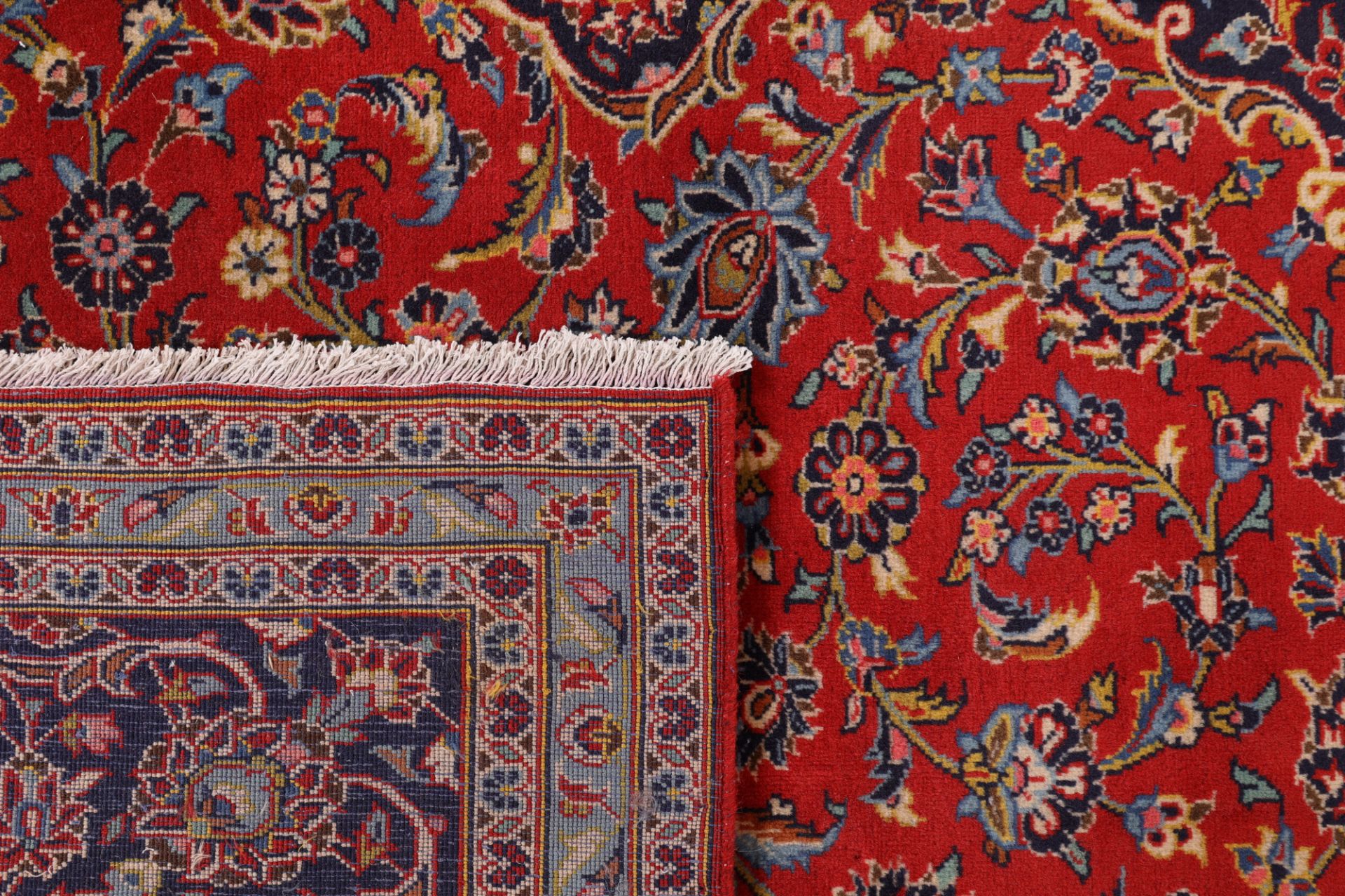 Handgeknüpfter Kashan Perserteppich, 255 × 345 cm, Wolle