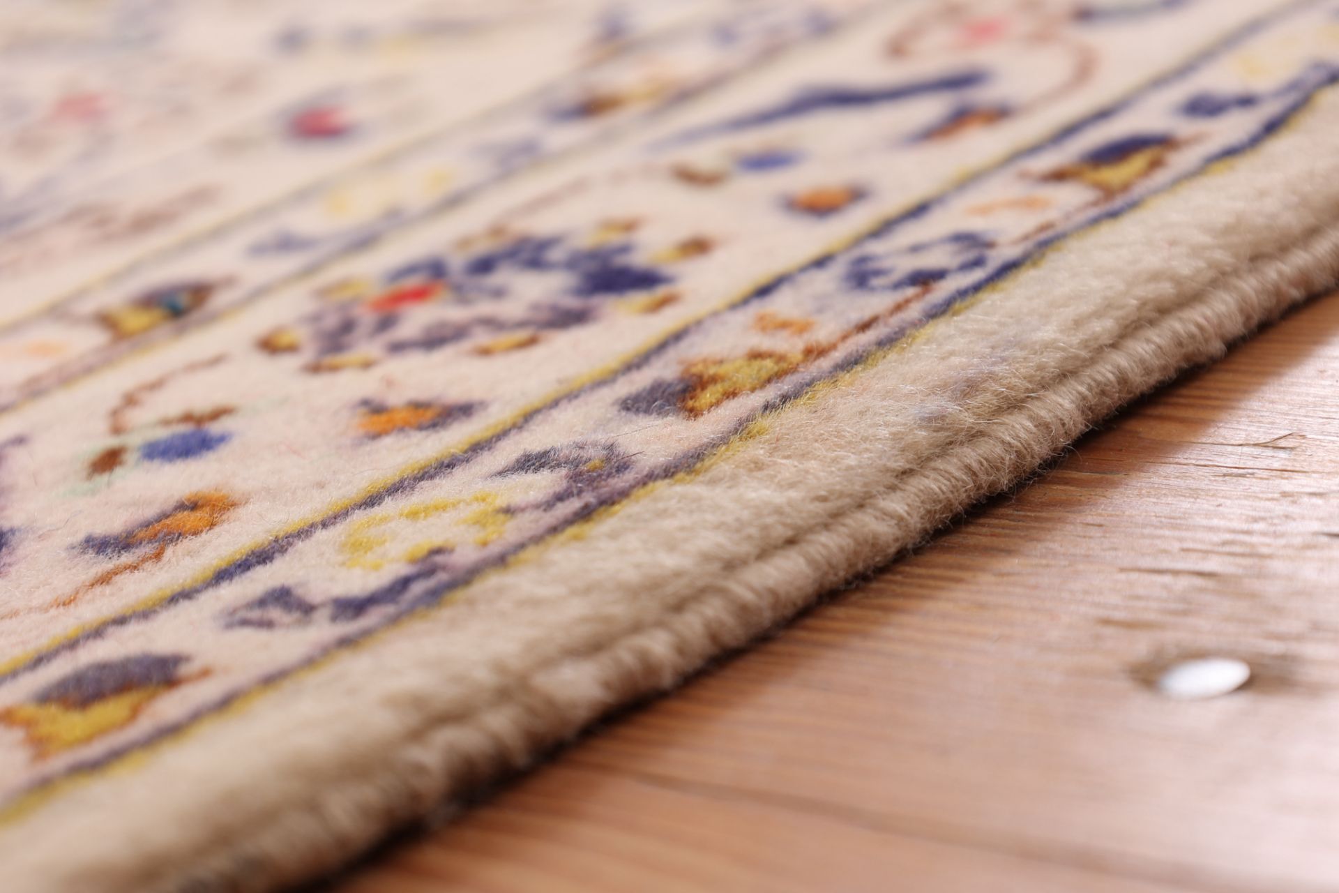 Handgeknüpfter Kashan Perserteppich, 250 × 357 cm, Wolle