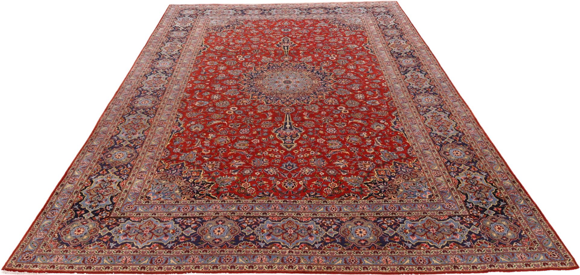 Handgeknüpfter Kashan Perserteppich 250 × 368 cm