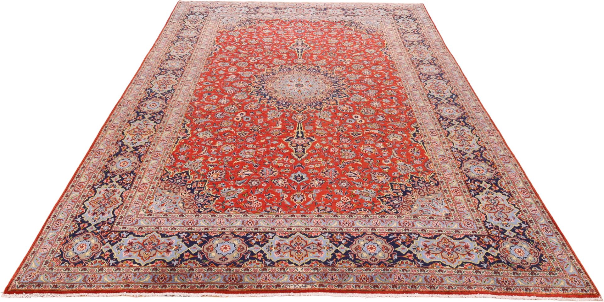 Handgeknüpfter Kashan Perserteppich 250 × 368 cm