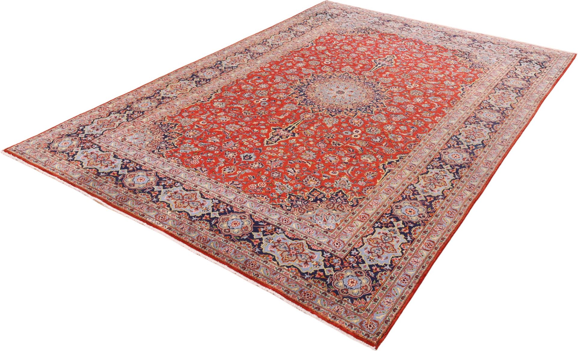 Handgeknüpfter Kashan Perserteppich 250 × 368 cm