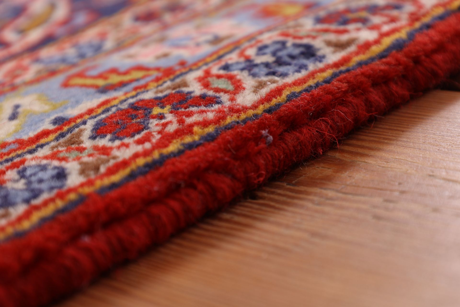 Handgeknüpfter Kashan Perserteppich, 207 × 340 cm, Wolle