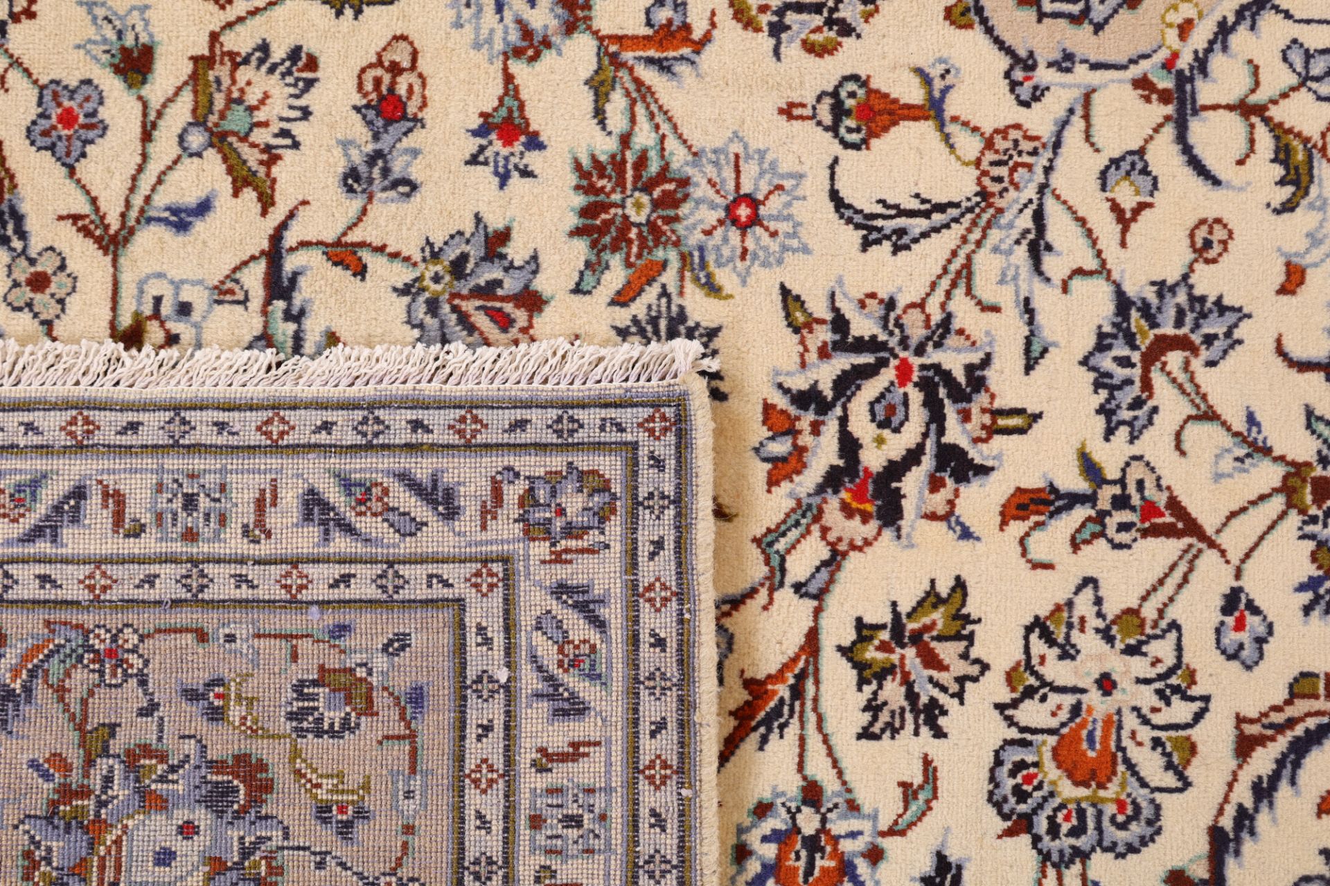 Kashan Perserteppich 240 × 342 cm aus Wolle, handgeknüpft