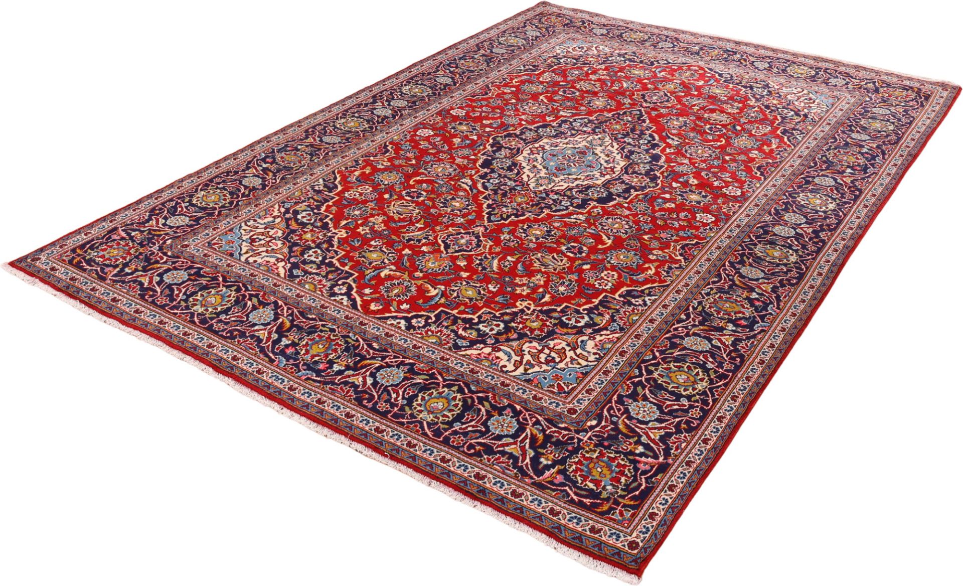Kashan Perserteppich aus Iran, 236 × 350 cm