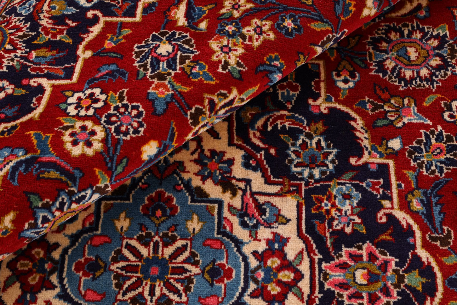 Kashan Perserteppich aus Iran, 236 × 350 cm