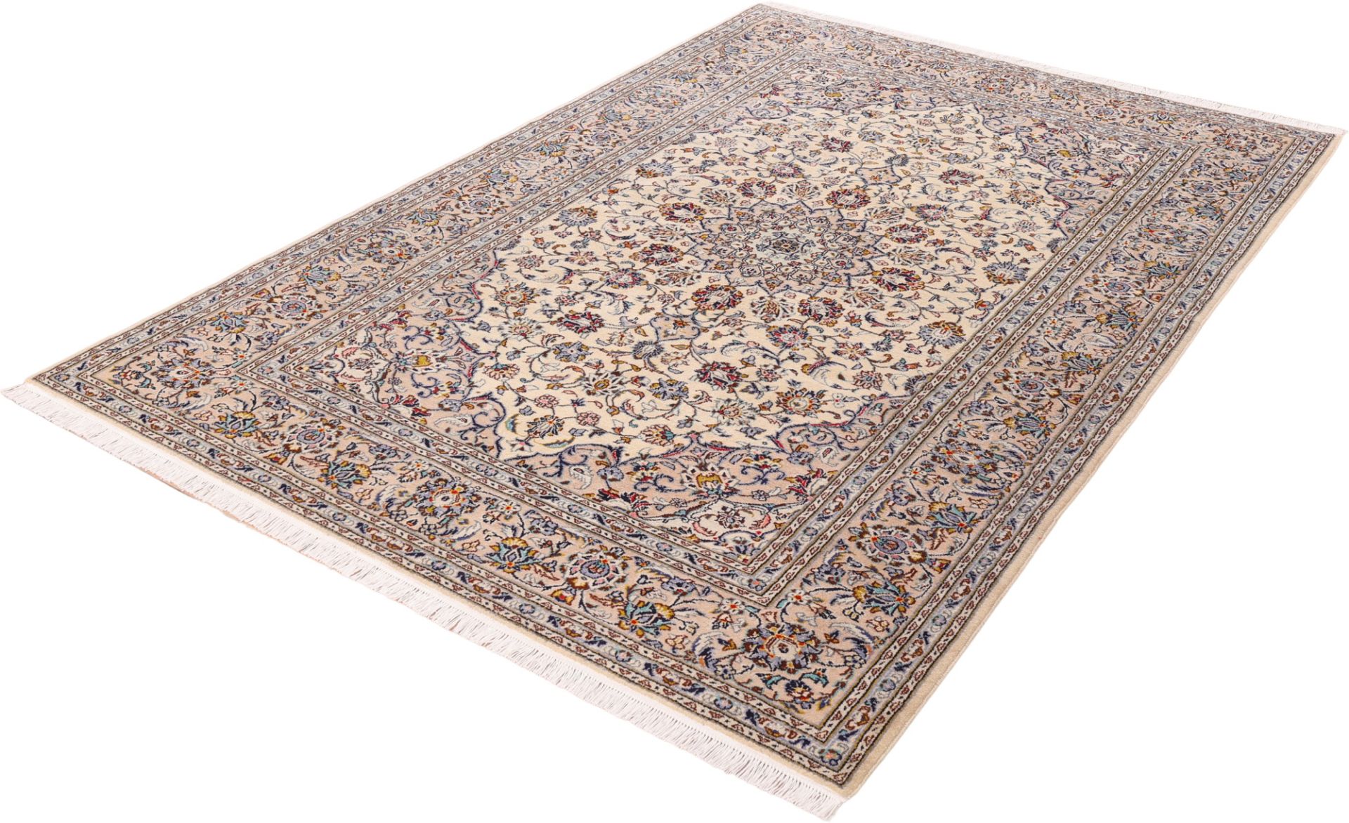 Handgeknüpfter Kashan Perserteppich 200 × 300 cm