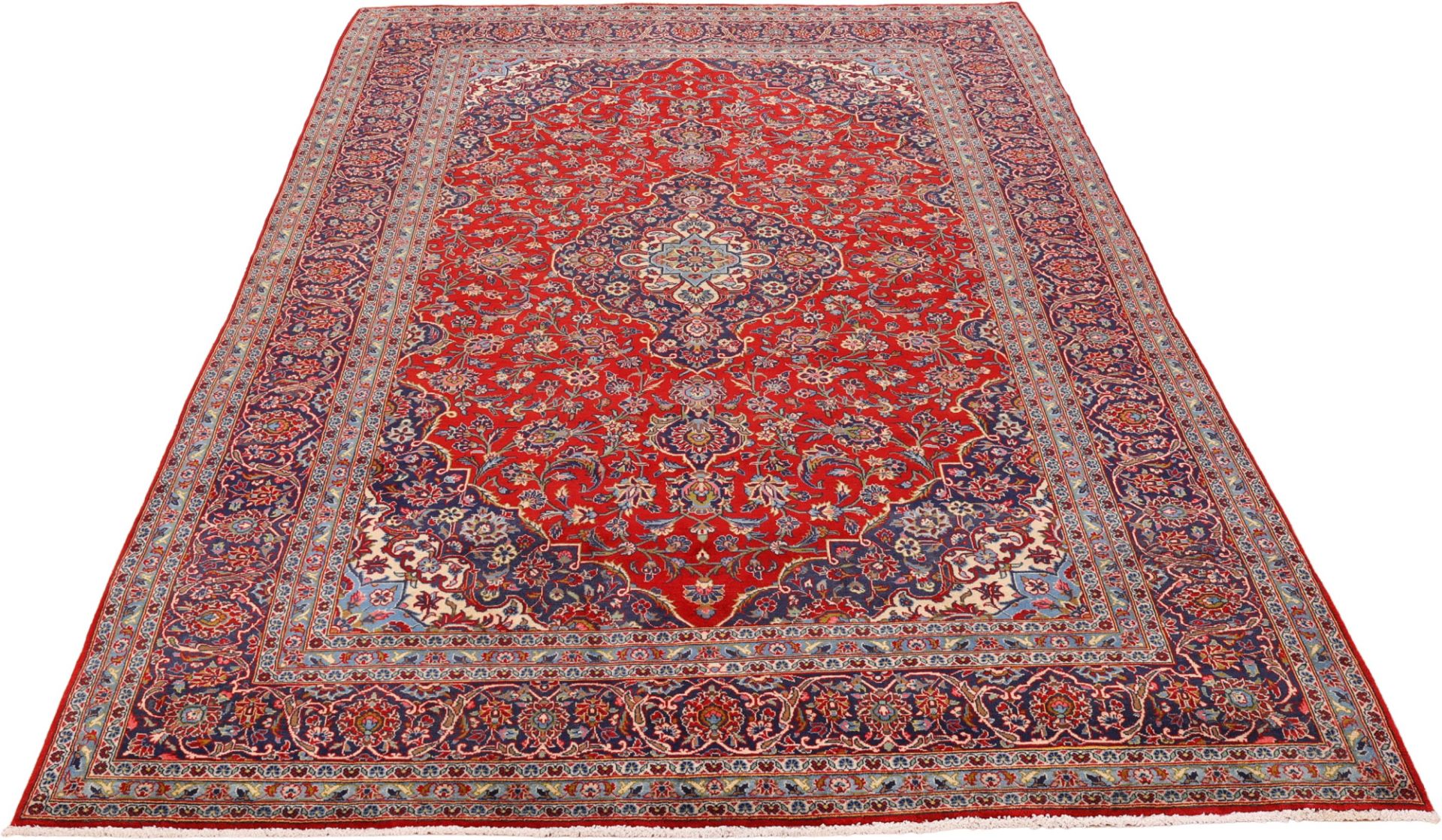 Kashan Perserteppich aus Iran, 200 × 307 cm