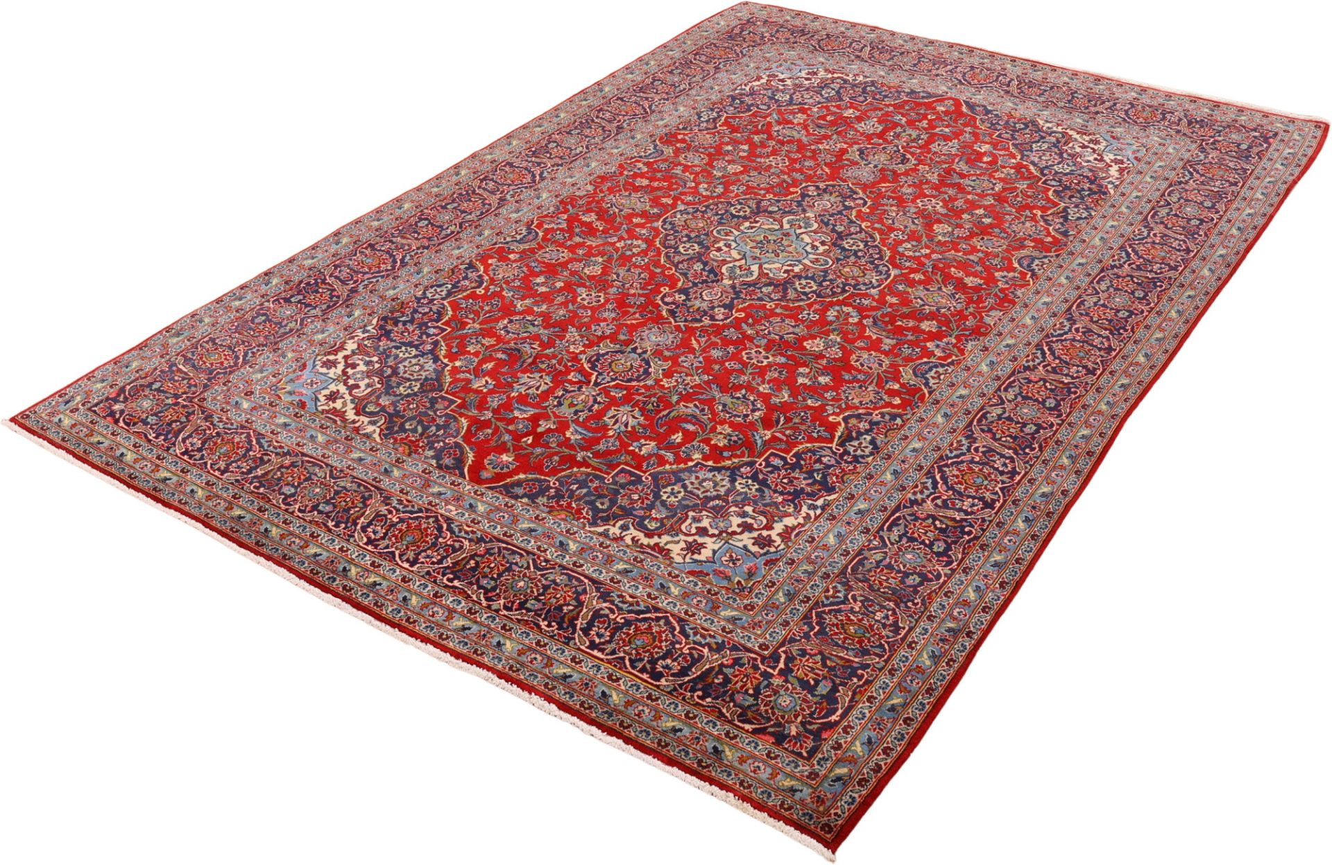 Kashan Perserteppich aus Iran, 200 × 307 cm