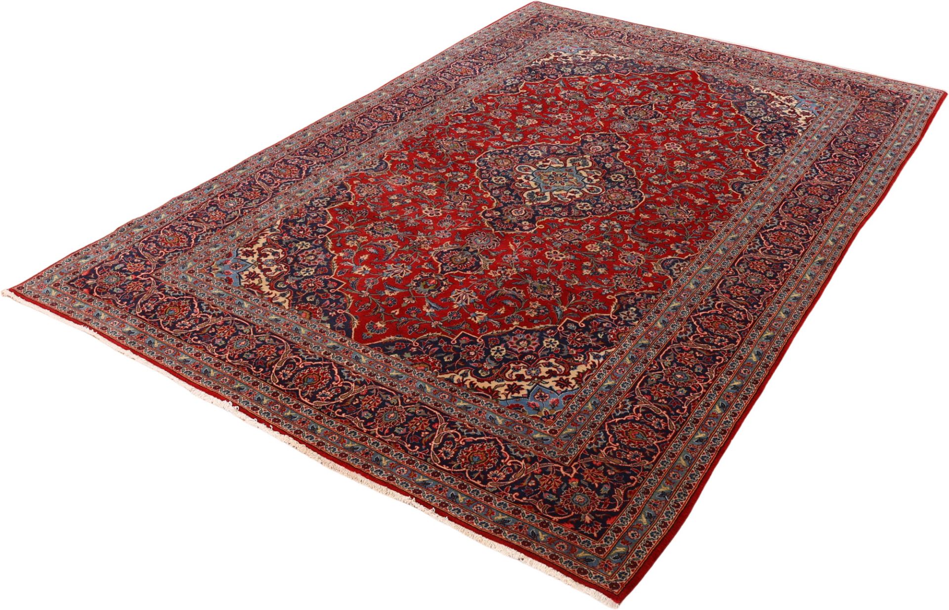 Kashan Perserteppich aus Iran, 200 × 307 cm