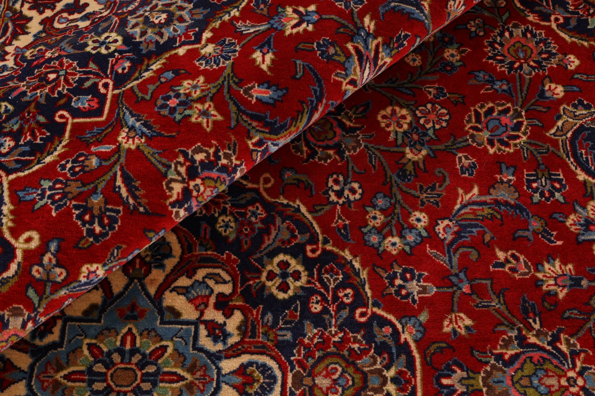 Kashan Perserteppich aus Iran, 200 × 307 cm