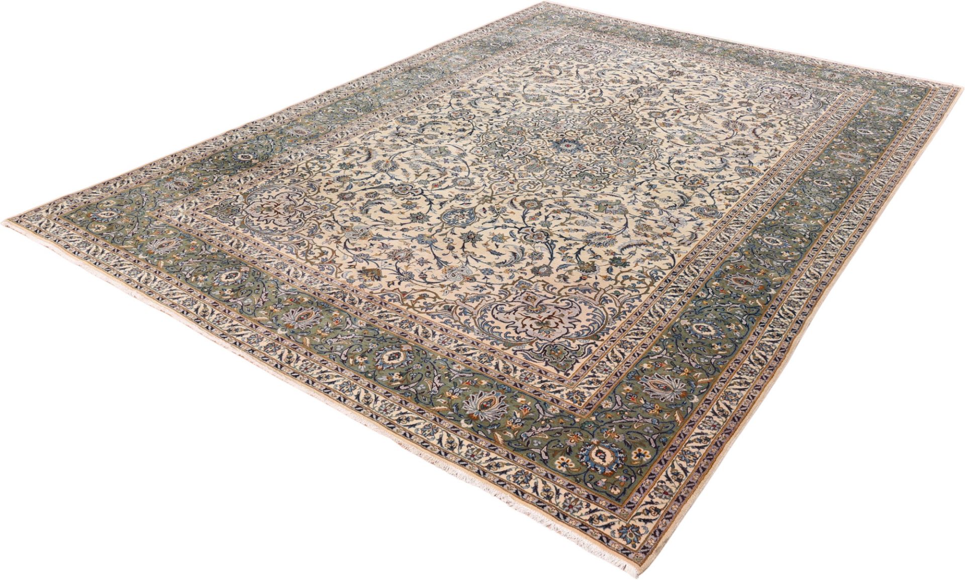 Kashan Perserteppich aus Iran, 290 × 405 cm