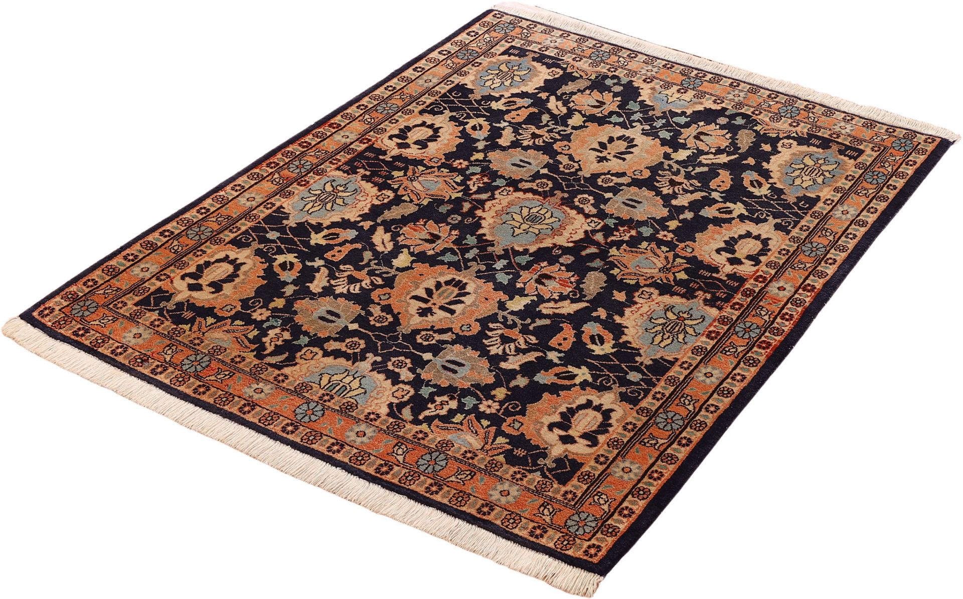 Handgeknüpfter Perserteppich, 105 × 145 cm, Wolle