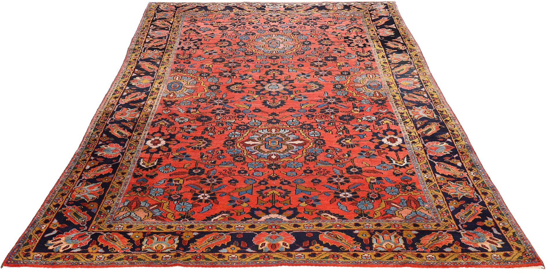 Handgeknüpfter Sarough Perserteppich 195 × 293 cm