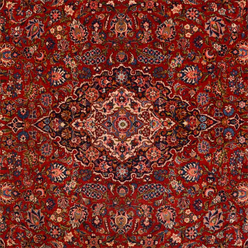 Handgeknüpfter Kashan Perserteppich, 244 × 356 cm, Wolle