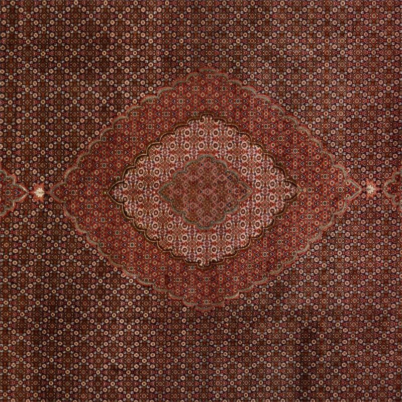 Täbriz Perserteppich aus Iran, 389 × 585 cm
