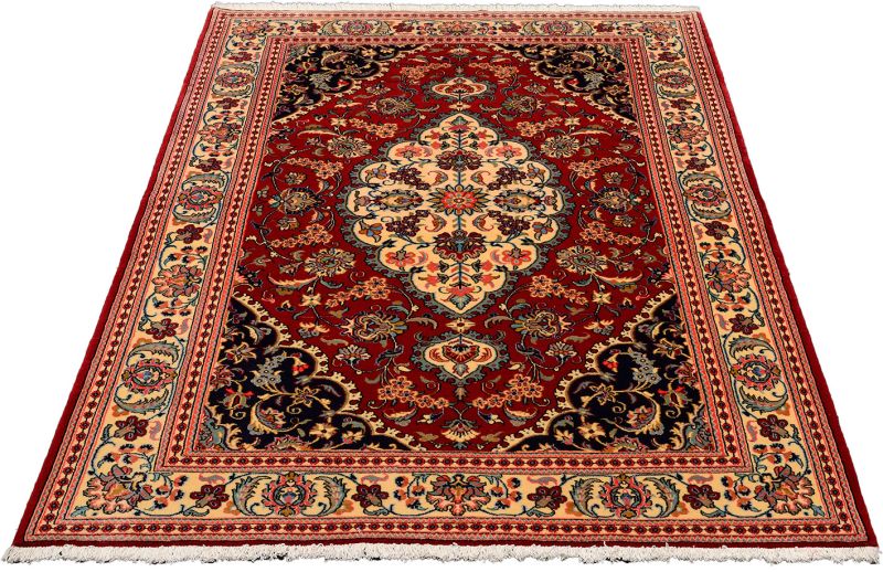 perserteppich-ghom-140-x-222-cm-schurwolle-handgeknupft-exklusiv-1 Handgeknüpfter Ghom Perserteppich 140 × 222 cm
