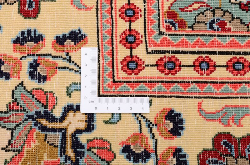 perserteppich-ghom-140-x-222-cm-schurwolle-handgeknupft-exklusiv-2 Handgeknüpfter Ghom Perserteppich 140 × 222 cm