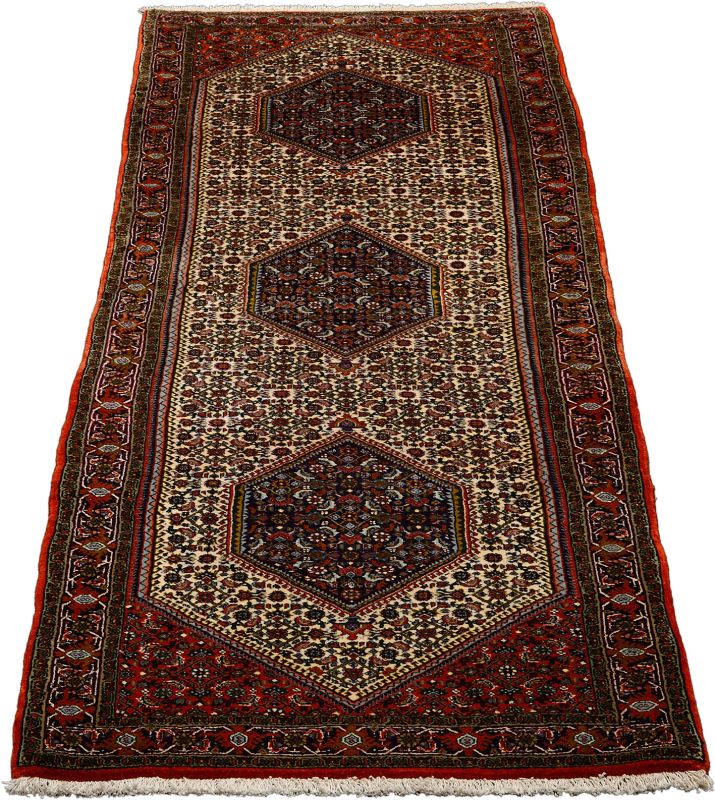 Handgeknüpfter Bijar Perserteppich 80 × 237 cm