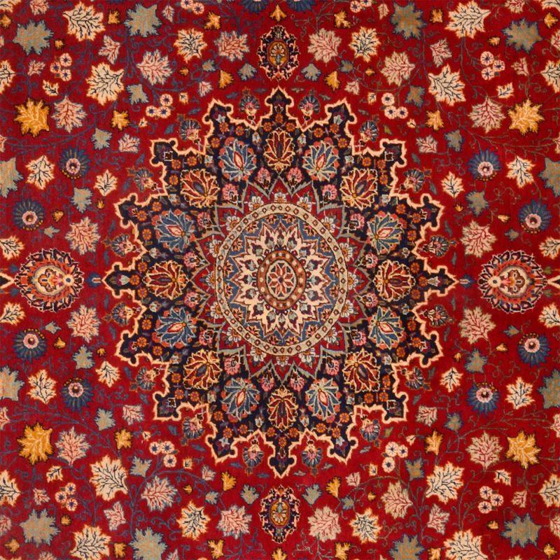 Antiker Kerman Perserteppich aus Iran, 320 × 425 cm