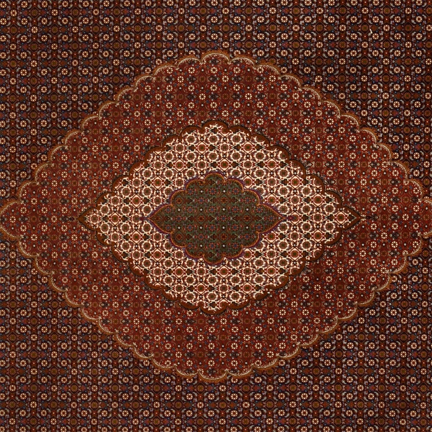 Handgeknüpfter Täbriz Perserteppich 291 × 410 cm
