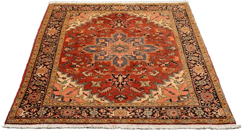 Handgeknüpfter Heriz Perserteppich 153 × 196 cm