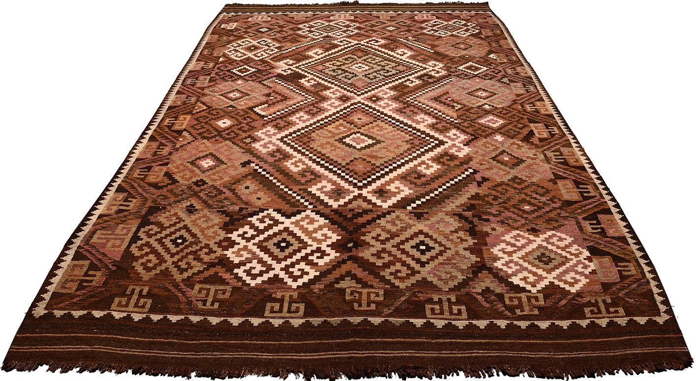 perserteppich-kelim-266-x-460-cm-schurwolle-handgewebt-1 Handgewebter Kelim Perserteppich 266 × 460 cm
