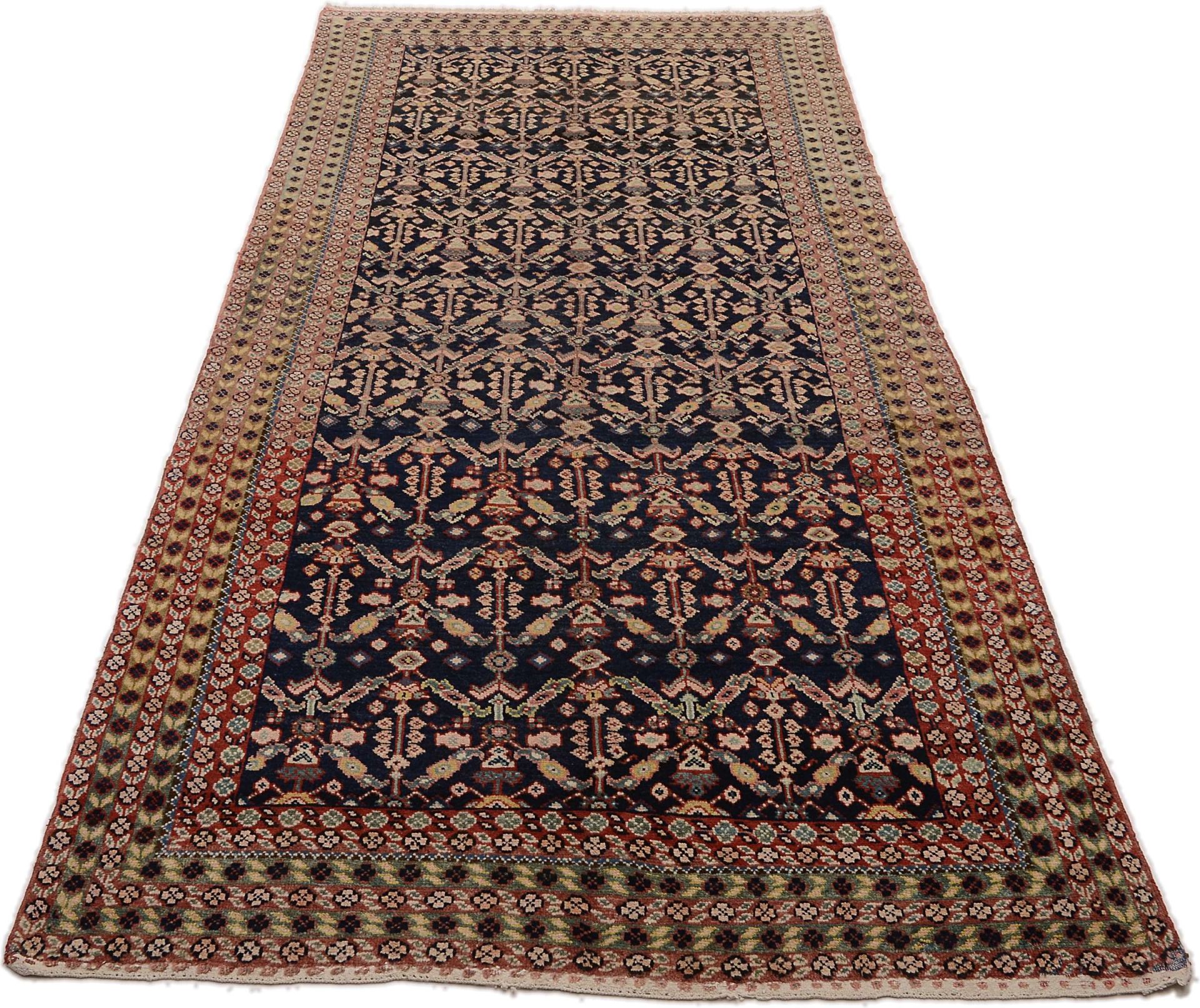 Afshar Perserteppich aus Iran, 140 × 320 cm
